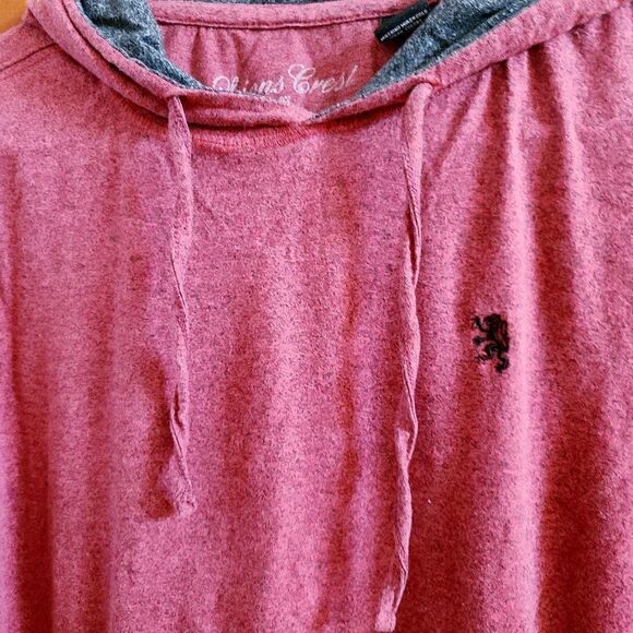 Lion's Crest men's pouch pocket hood long-sleeve shirt - Picture 7 of 16